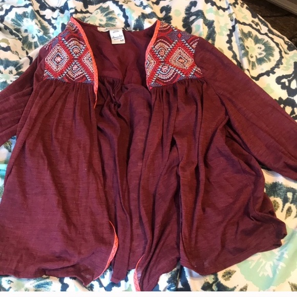 American Rag patterned shoulder cardigan - Picture 2 of 8